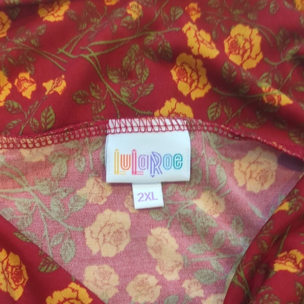 Skirt 2xl A-line Flowy Fall Colors